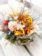 Composition florale, Bouquet de Fleur, fleurs sechées, nature, decoration